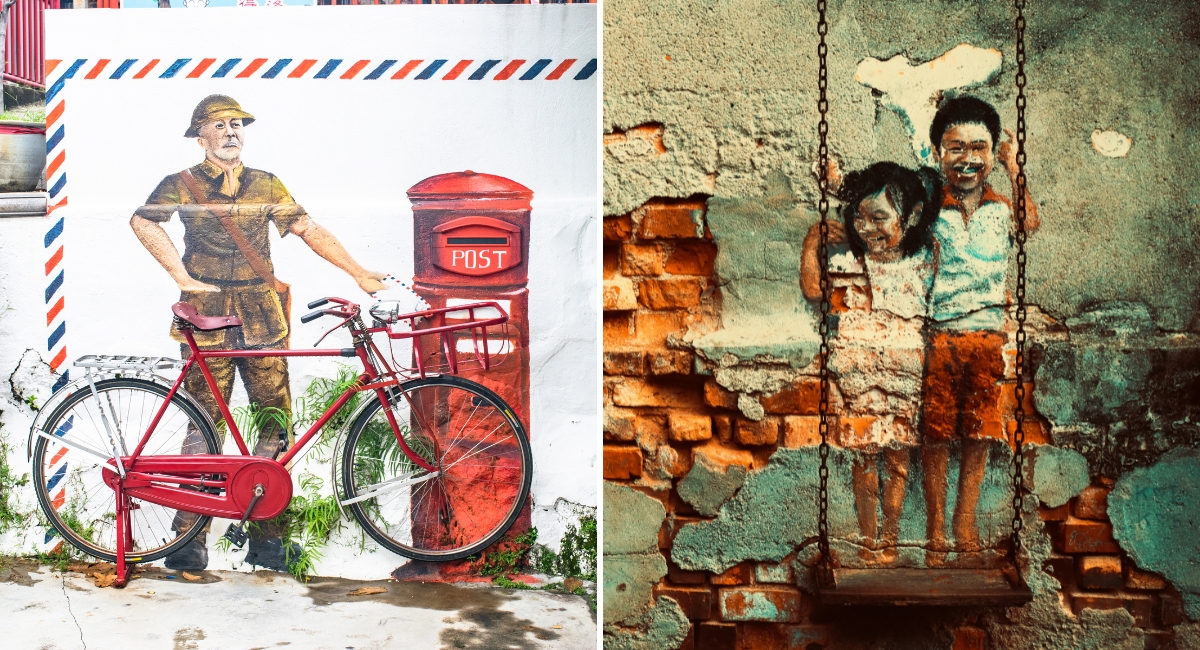 street art mural Penang